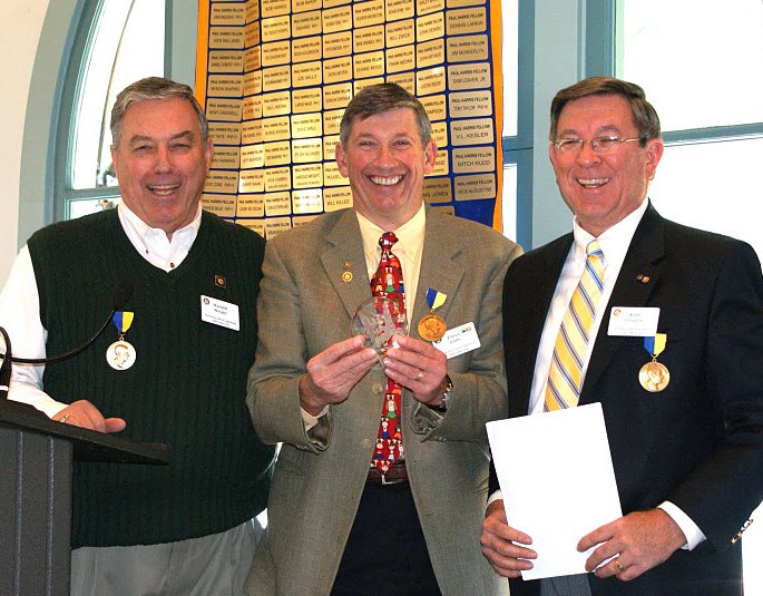 Ennis Gibbs receives Paul Harris award